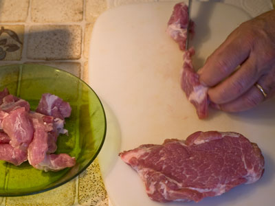 L'assemblage du pâté-croûte de Mamily