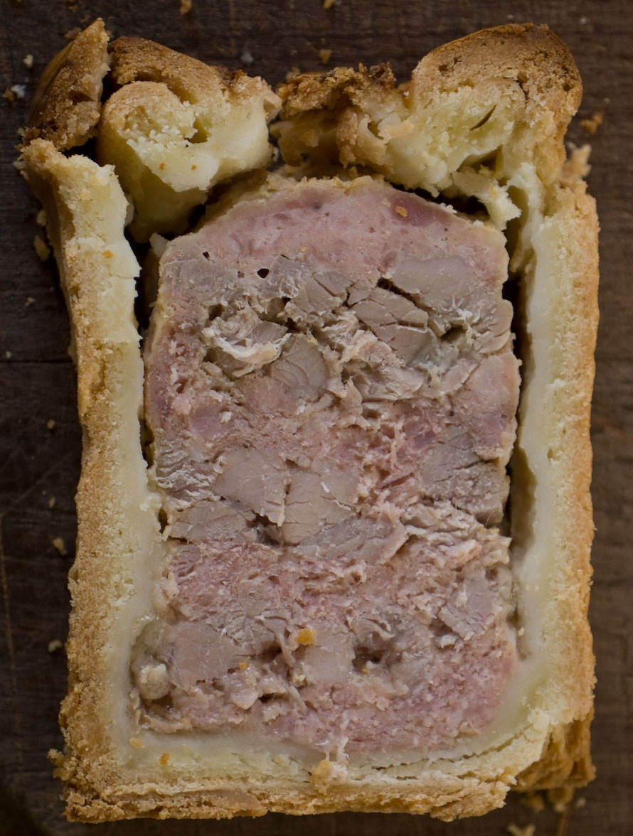 Tranche de pâté-croûte